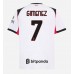 AC Milan Santiago Gimenez #7 Borte Drakt 2025-26 Kortermet